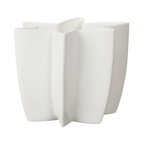 Vase design original - CARAMBOLA - iittala - en porcelaine / blanc