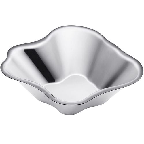 Bol en acier inoxydable poli - Alvar Aalto :1008981 - iittala - contemporain / par Alvar Aalto