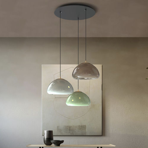 Suspension - LUXOR  - SIKREA - en métal / en verre / contemporaine