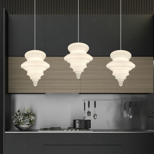 Suspension - ISOTTA  - SIKREA - en métal / en verre / design original