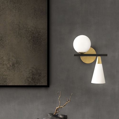 Applique murale contemporaine - MIKADO  - SIKREA - d'intérieur / en verre dépoli / en métal