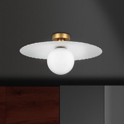 Plafonnier contemporain - MISS  - SIKREA - rond / en métal / à LED