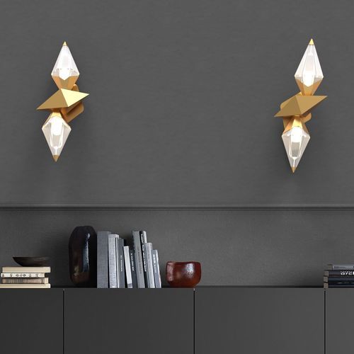 Applique murale contemporaine - VENIER  - SIKREA - d'intérieur / en verre / en métal