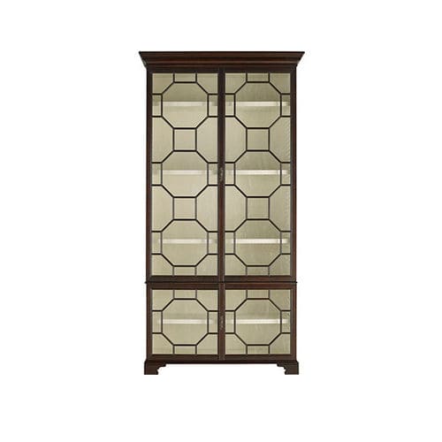 Vitrine classique - CHINESE CHIPPENDALE - Baker Furniture Co. - en verre / en acajou