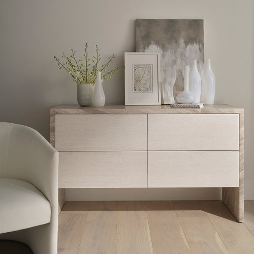 Commode contemporaine - LIDO  - Baker Furniture Co. - en chêne / 2 tiroirs / résidentielle