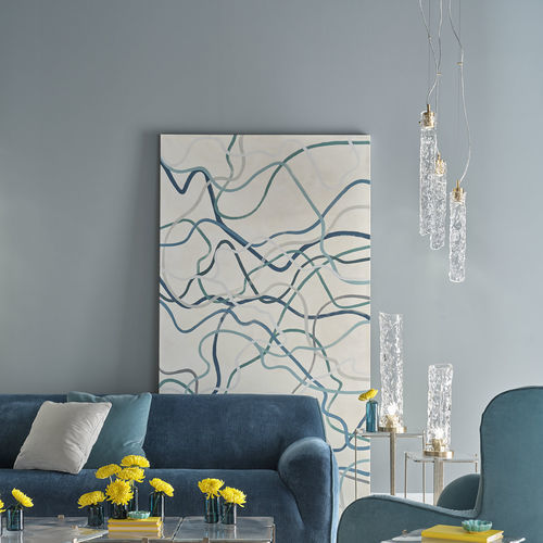 Suspension - VOLARE  - Baker Furniture Co. - en bronze / en verre de Murano / en acrylique