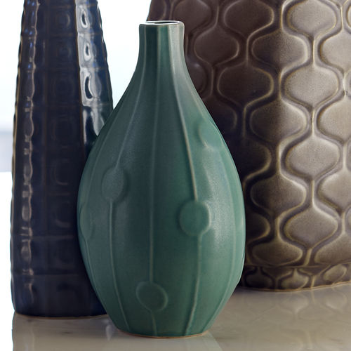 Vase contemporain - ABACUS  - Jonathan Adler - en grès / fait main