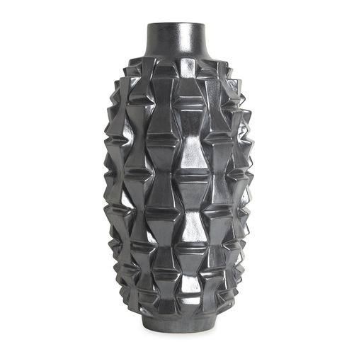 Vase design original - GRENADE BOW TIE - Jonathan Adler - en grès / fait main
