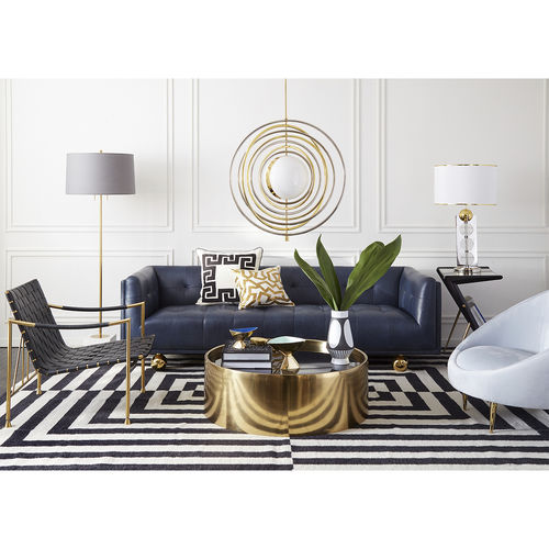Lustre design original - ELECTRUM KINETIC - Jonathan Adler - en verre / en nickel / en laiton poli