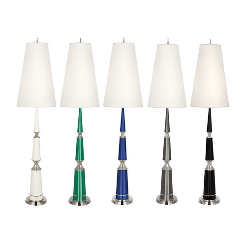 Lampe sur pied - VERSAILLES - Jonathan Adler - en laiton / en nickel / en coton