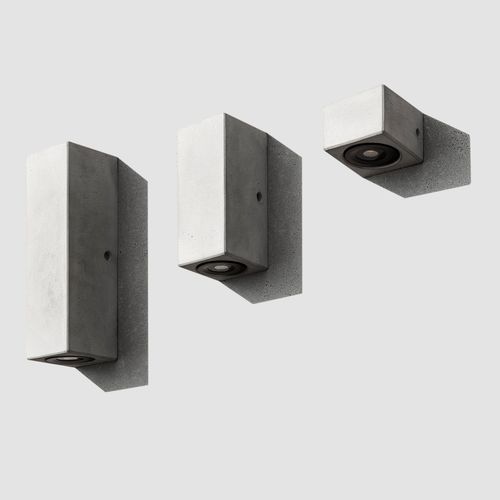 Applique murale contemporaine - D - BENTU DESIGN - d'intérieur / en aluminium / en béton