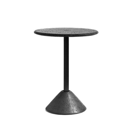 Table mange-debout contemporaine - DING - BENTU DESIGN - en marbre / en pierre de lave / avec piètement en acier thermolaqué