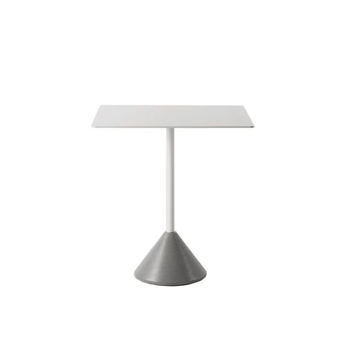 Table contemporaine - DING - BENTU DESIGN - en béton / avec piètement en aluminium / rectangulaire