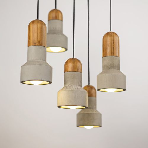 Suspension - QIE - BENTU DESIGN - en béton / contemporaine / d'intérieur