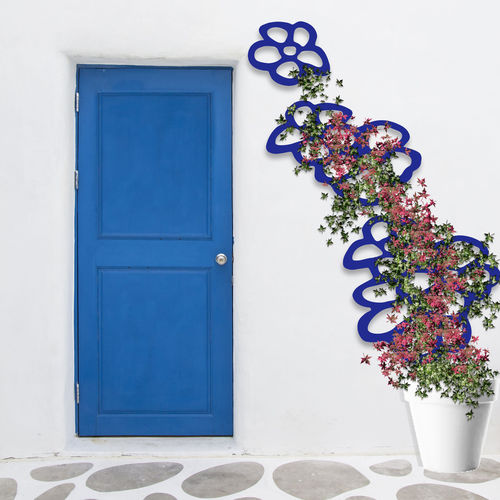Treillage pour mur végétal - FLEUR : 967 13 - PALISSA DESIGN - en métal peint
