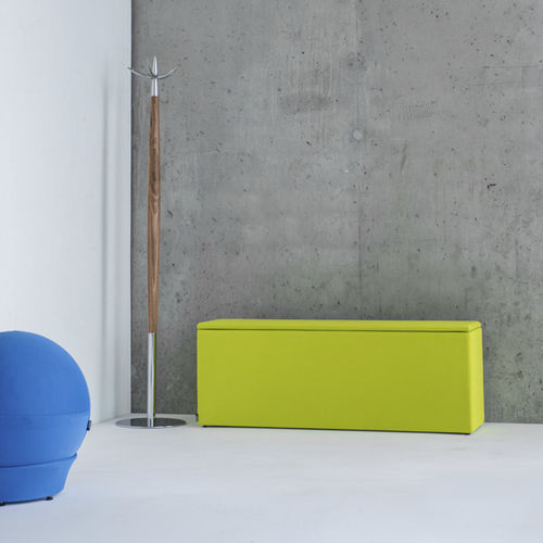 Banquette contemporaine - THE BOX AND THE CUBE  - LINA furniture - en tissu / en polyester / avec rangement