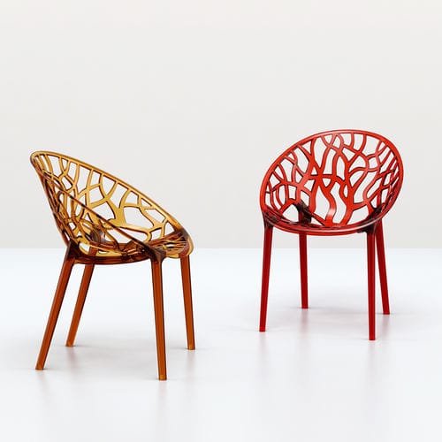 Chaise contemporaine - CRYSTAL - Siesta - d'extérieur / d'intérieur / en polycarbonate