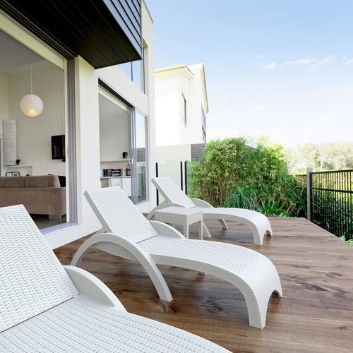 Bain de soleil contemporain - FIJI - Siesta - en résine tressée / en résine tressée / pour hôtel