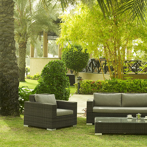 Fauteuil contemporain - GABRIEL - Rattan House - en rotin / de jardin