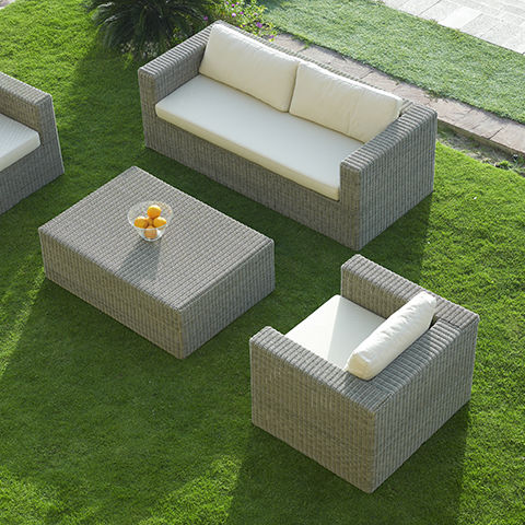 Canapé contemporain - KABANA - Rattan House - de jardin / multicolore / en rotin