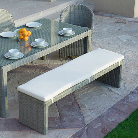Banc de jardin contemporain - HILO - Rattan House - en rotin