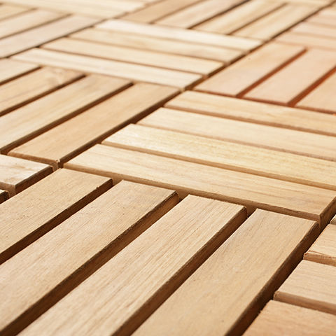 Caillebotis en bois - Rattan House - pour sol d'extérieur