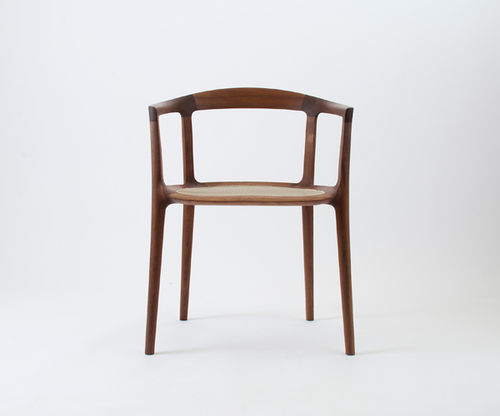 Chaise contemporaine - DC10 - Miyazaki Chair Factory - bois / résidentielle / avec accoudoirs