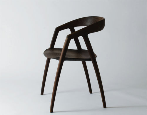 Chaise de salle à manger contemporaine - DC09 - Miyazaki Chair Factory - d'intérieur / en bois massif / résidentielle