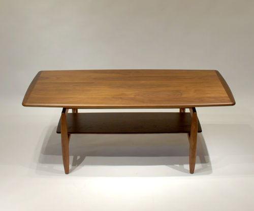 Table basse contemporaine - PAPER KNIFE - Miyazaki Chair Factory - en polyuréthane / en résine / rectangulaire