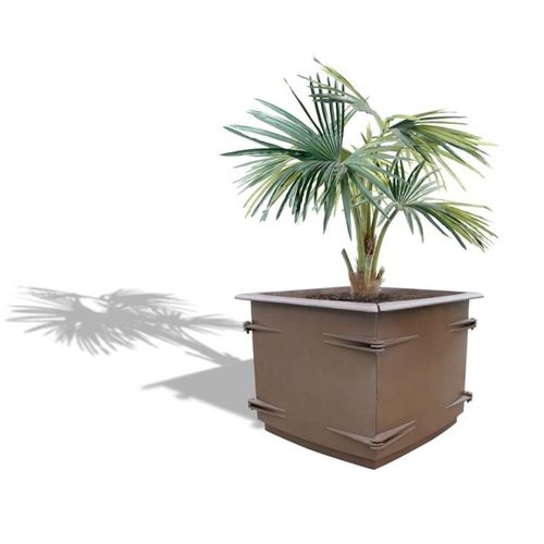 Jardinière en fonte - BÉZIERS - URBAN-NT - carrée / contemporaine / pour espace public