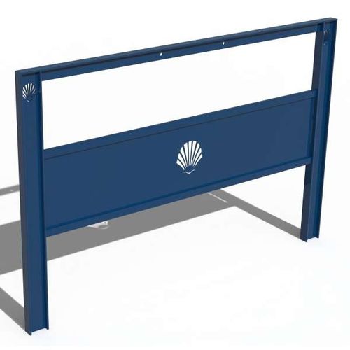 Barrière de protection - MERELLE - URBAN-NT - fixe / en acier / en tôle