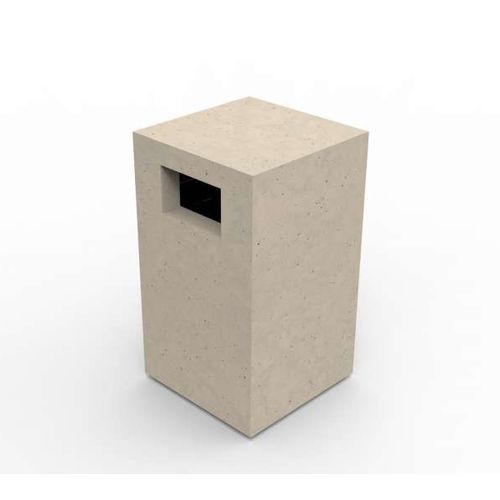 Poubelle publique - BECOR - URBAN-NT - en béton / avec couvercle / contemporaine