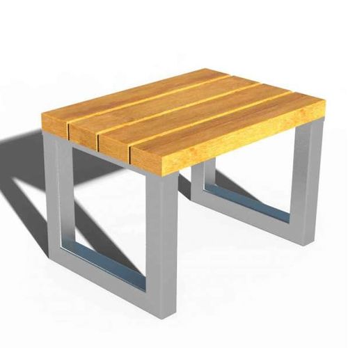 Table basse contemporaine - COMBIKOT - URBAN-NT - en bois exotique / avec piètement en acier / rectangulaire