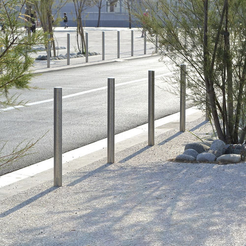 Potelet de protection - CROIX D'ARGENT  - URBAN-NT - amovible / en inox / haut