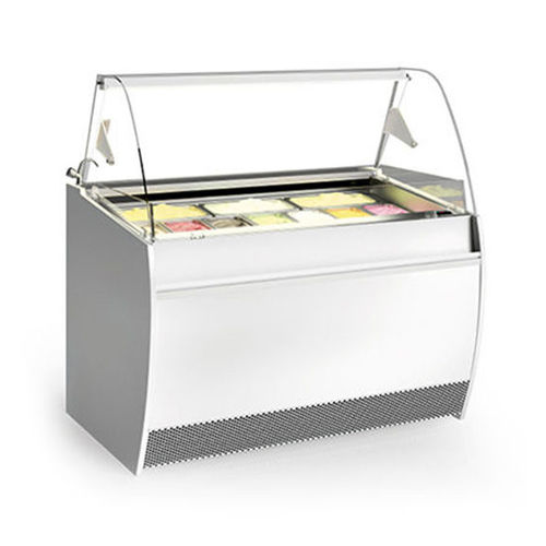 Vitrine réfrigérée comptoir - PURA - JORDAO - pour pâtisserie / en métal / à portes coulissantes