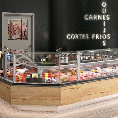 Vitrine réfrigérée comptoir - PRESTIGE 2 - JORDAO - étagère / pour boucherie / en métal