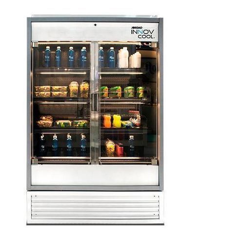 Vitrine réfrigérée étagère - UNITED BUY BYE - JORDAO - pour commerce / en métal / avec porte battante