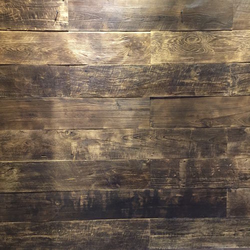 Panneau décoratif de revêtement - PUNCAK JAYA - TEAK STORY - mural / en matières recyclées / teck
