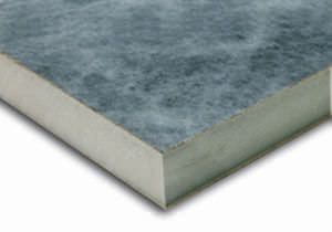 Panneau sandwich isolant pour toiture - CLASS B - Stiferite - 2 faces en fibre de verre / âme en polyisocyanurate PIR