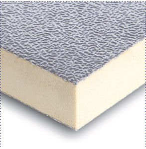 Panneau sandwich isolant pour façade ventilée - AI6 - Stiferite - pour sol / pour mur / 2 faces en aluminium