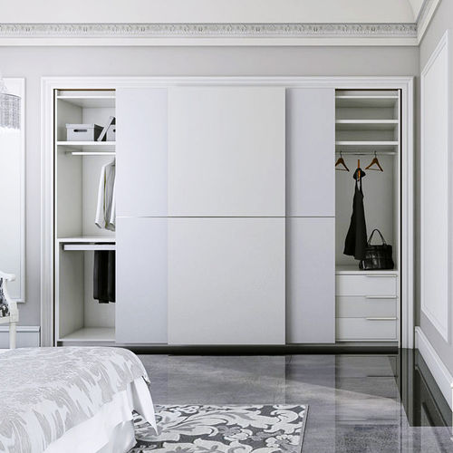 Armoire contemporaine - COSTA MARFIL : MERLOT  - Portes Castalla - en frêne / à porte coulissante / à tiroir