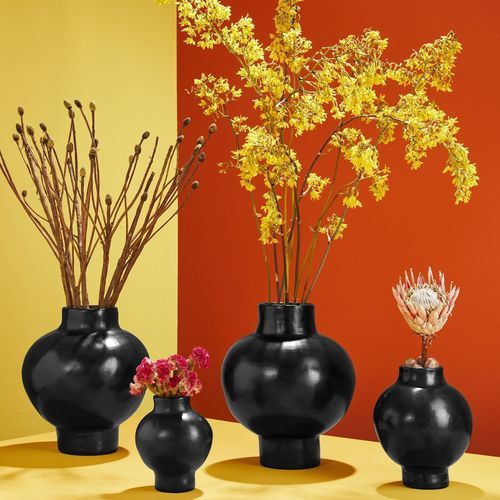 Vase contemporain - BARRO  - Ames design - en céramique / fait main / de table