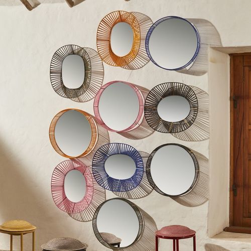 Miroir mural - CESTA - Ames design - contemporain / rond / ovale