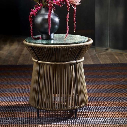 Table d'appoint contemporaine - CARIBE CHIC - Ames design - en marbre / en plastique recyclé / en PVC