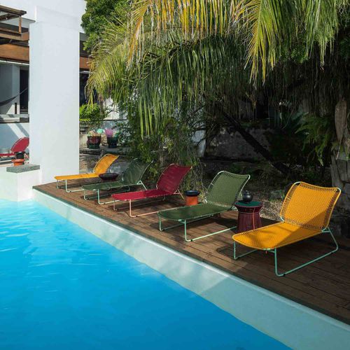 Bain de soleil contemporain - CIELO - Ames design - en PVC / en plastique recyclé / en acier galvanisé