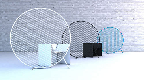 Paravent contemporain - GEO - Ersa - en métal / pour bureau