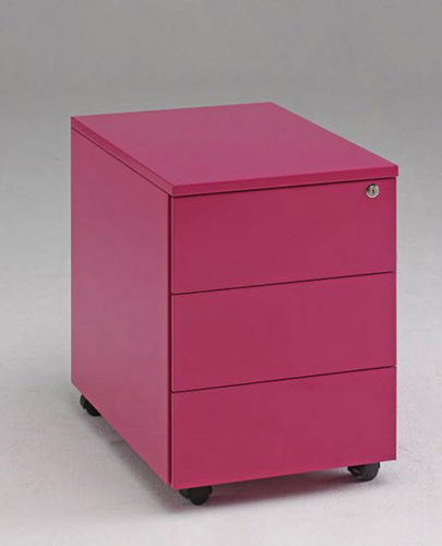 Caisson de bureau en métal - ZEN - Ersa - à 3 tiroirs / à roulettes