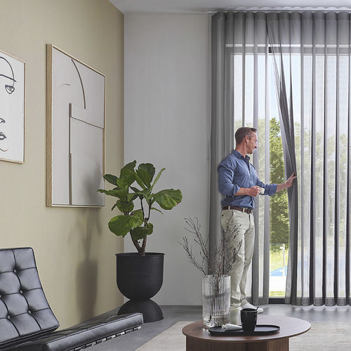 Rideau vertical - Kadeco Sonnenschutzsysteme GmbH - uni / en tissu