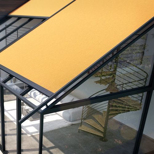 Véranda montée en surface - 520 - Kadeco Sonnenschutzsysteme GmbH - en tissu / d'aluminium