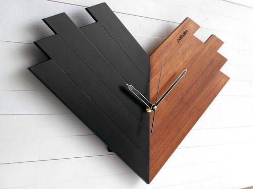 Horloge contemporaine - Paladim Handmade - murale / analogique / en bois
